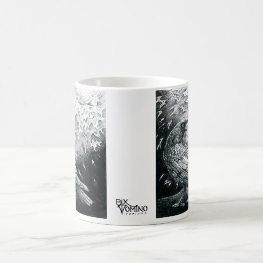 2018年9月19日 – 死と再生の鳥 コーヒーマグカップ (中央)