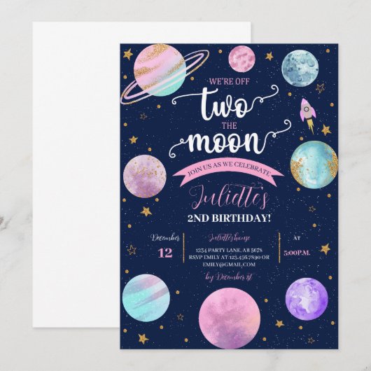 2018年 招待状 (正面/裏面)