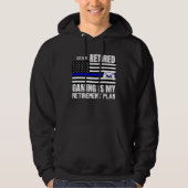 2018年 警察官支援Tシャツ パーカ (正面)
