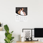 2018年DIYカスタム写真カレンダーポスター ポスター (ホームオフィス)