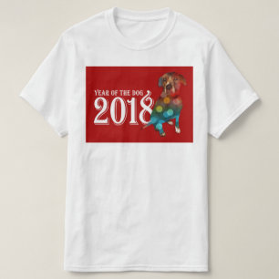 2018戌年ダブルエクスポージャー Tシャツ