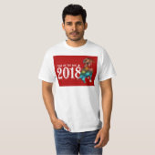 2018戌年ダブルエクスポージャー Tシャツ (正面フル)