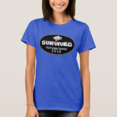 2018生き延び年のハリケーン Tシャツ (正面)