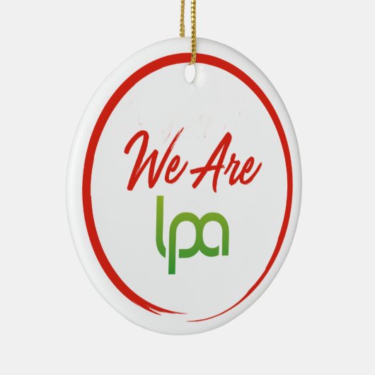 2018私達はLPAのオーナメントです セラミックオーナメント (右)