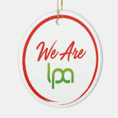 2018私達はLPAのオーナメントです セラミックオーナメント (左)