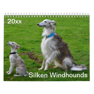 2018絹のWindhounds (多数犬) カレンダー