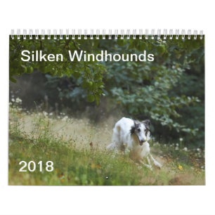 2018絹のWindhounds (走ること) 5 カレンダー