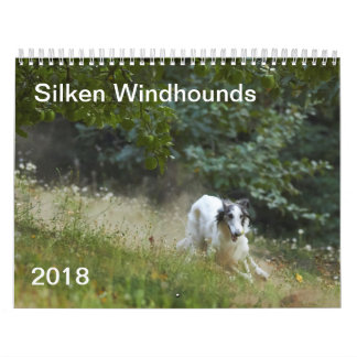 2018絹のWindhounds (走ること) 5 カレンダー