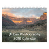 2018芸術の自然の写真のカレンダー カレンダー (カバー)