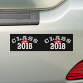 2018赤のクラス バンパーステッカー (車上)