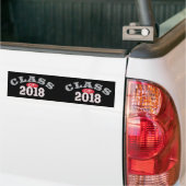 2018赤のクラス バンパーステッカー (トラック上)