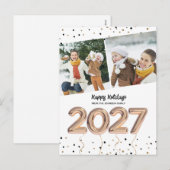 2018風船 | ポストカード | 新年 (正面/裏面)