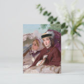 2018.エレガント馬車に乗る若い婦人たち カード (スタンド正面)