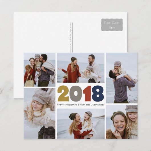 2018 | カラフル | ポストカード (正面/裏面)