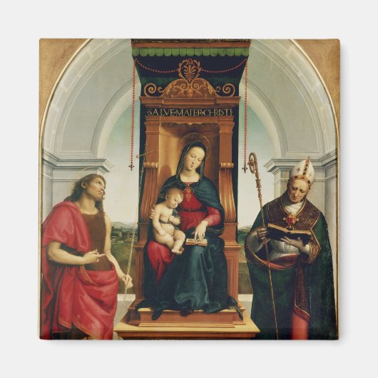 2018.マドンナと子 マグネット (正面)