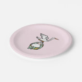 2018.運コウノトリ ペーパープレート (アングル)