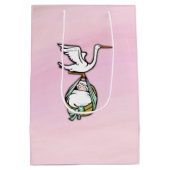 2018.運コウノトリ ミディアムペーパーバッグ (裏面)