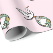 2018.運コウノトリ ラッピングペーパー (ロールコーナー)