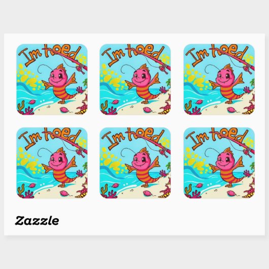 2018.鮮やか岸の冒険 スクエアシール (シート)