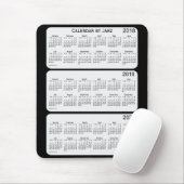 2018-2020 Janz著黒いカレンダー マウスパッド (マウス)