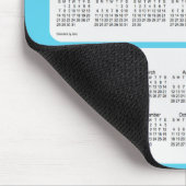 2018-2020 Sky Blue Calendar by Janz マウスパッド (コーナー)