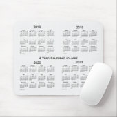 2018-2021白い煙Janz著4年のカレンダー マウスパッド (マウス)