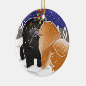 2018 Chow磁器のクリスマスのためにすべての私が欲しいオーナメント セラミックオーナメント (右)