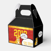 2018 Dog Yearベトナム語Fボックスでの子犬の挨拶 フェイバーボックス (裏面サイド)