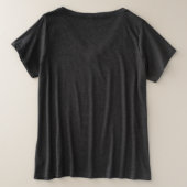 2018 Dog Year金ゴールドエンボス効果Wプラスサイズティー プラスサイズTシャツ (デザイン裏面)