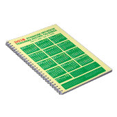 2018 Ethiopian Orthodox Fasting Calendar 2025 2026 ノートブック (右側)