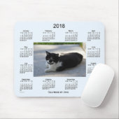 2018 Janz著粋な猫のカレンダー マウスパッド (マウス)