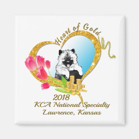 2018 KCAロゴ付き国の大物 マグネット (正面)