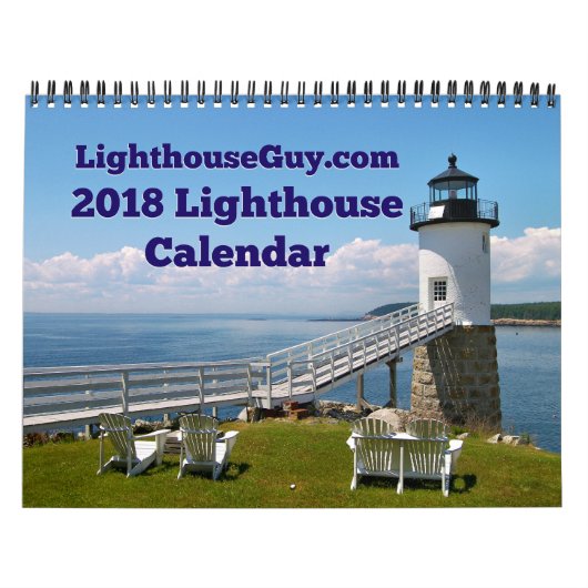 2018 LighthouseGuy.comライトハウスカレンダー カレンダー (カバー)