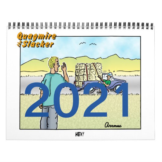 2018 Quagmire the Slacker Calendar カレンダー (カバー)