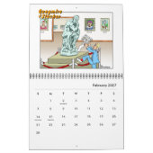 2018 Quagmire the Slacker Calendar カレンダー (2月 2027)