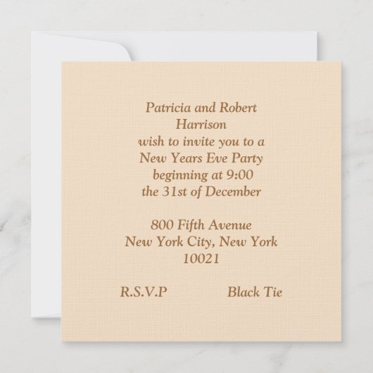 2018 to Happy New Year 招待状 (裏面)