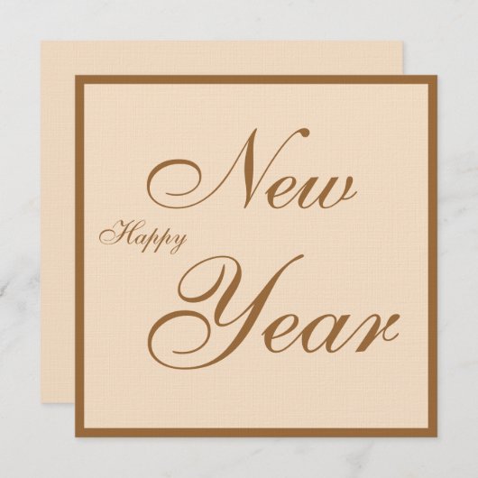 2018 to Happy New Year 招待状 (正面/裏面)