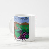 2019のワインの里のウインナーのFestのマグ及びジョッキ コーヒーマグカップ (正面左)