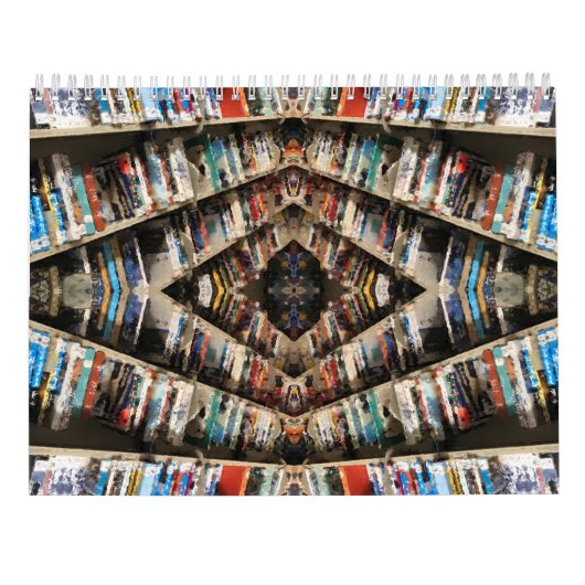 2019の等量の線形カレンダー カレンダー (裏面)