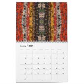 2019の等量の線形カレンダー カレンダー (1月 2027)