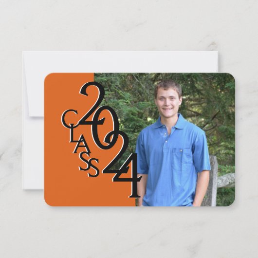 2019オレンジのミニクラス 招待状 (正面)