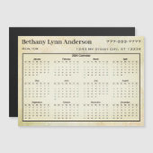 2019カレンダーハートリーフツリーフローラミントグリーン (正面/裏面)