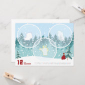 2019カレンダー12月 カード (正面/裏面インサイチュ)