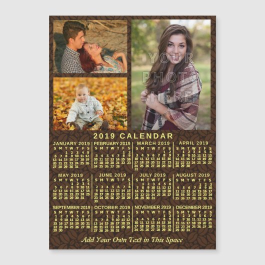 2019カレンダー(新しいバージョンの説明を参照) (正面)