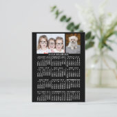 2019カレンダー(新しいバージョンの説明を参照) ポストカード (スタンド正面)