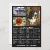 2019カレンダー(新しいバージョンの説明を参照) マグネット招待状 (正面)