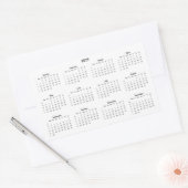 2019カレンダー 長方形シール (封筒)