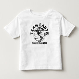 2019キッズティー以来のチームアースメンバー トドラーTシャツ