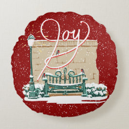 2019クリスマスジョイラウンド装飾用クッション ラウンドクッション