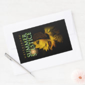 2019グリーンズボロ夏至フェスティバルお土産 長方形シール (封筒)